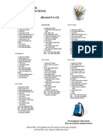 Pershing Park Elementary School Supply List 2013 - 2014 (Revised 5-1-13)