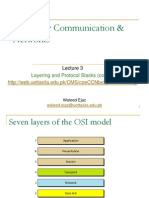 Computer Communication & Networks: Layering and Protocol Stacks (Contd.)