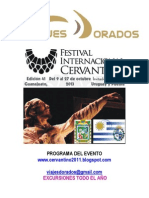 Itinerario General Festival Cervantino 2013