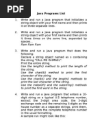 Download Java Final Submission java programs by TB SN15724545 doc pdf