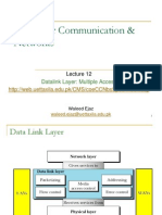 Computer Communication & Networks: Datalink Layer: Multiple Access