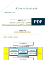 Computer Communication & Networks: Datalink Layer: Local Area Network