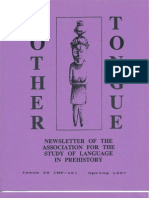 Mother Tongue Newsletter 28 (Spring 1997)