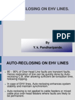 Auto-Reclosing On Ehv Lines.: Y. K. Pandharipande
