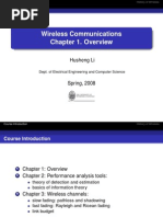 Wireless Communications Chapter 1. Overview: Husheng Li