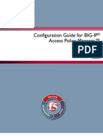 Configuration Guide For BIG-IP Access Policy Manager