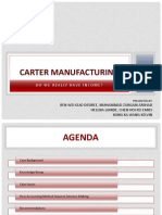 Carter Manufacturing: Do We Really Have Income?
