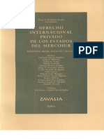 Derecho Internacional Privado de Los Estados Del Mercosur - Arroyo Diego Fernando