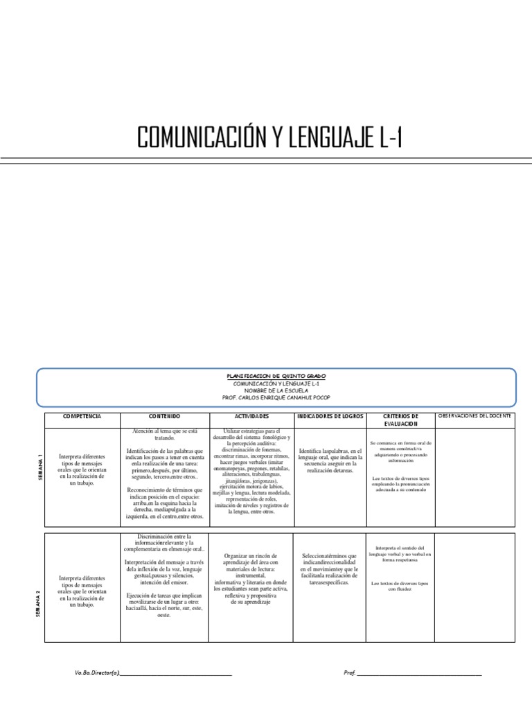 Vista Previa - Quinto Grado | PDF | Artes del Lenguaje y Comunicación