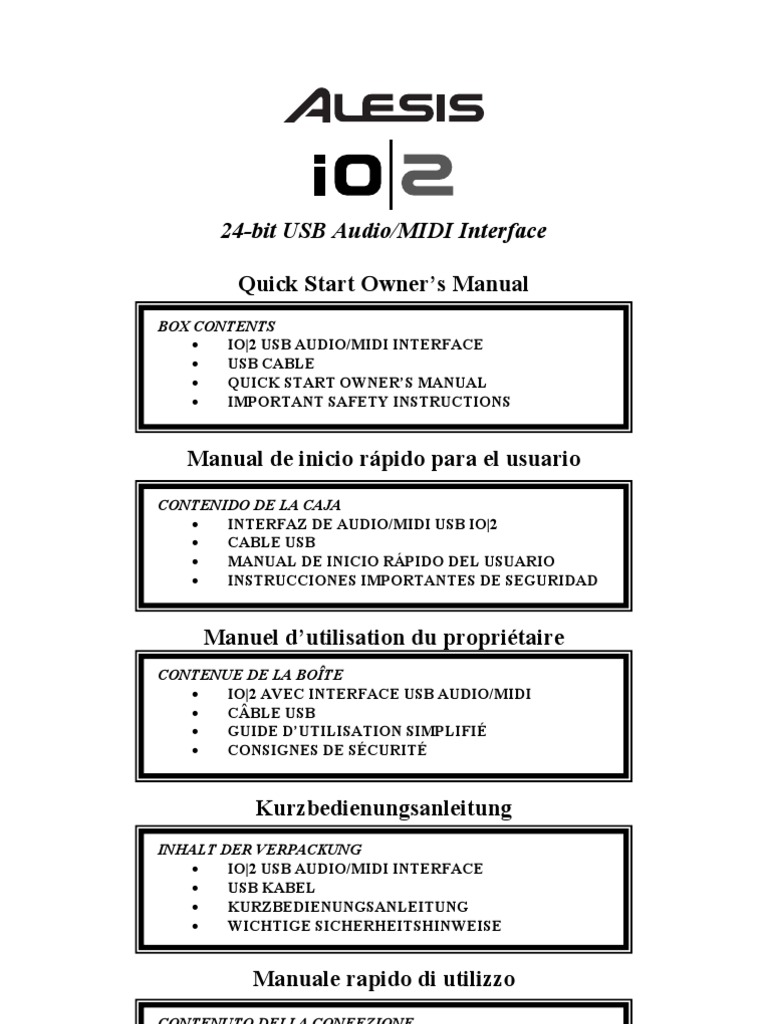 Io2 Referencemanual | PDF