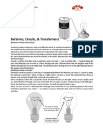 Batteries, Circuits, & Transformers