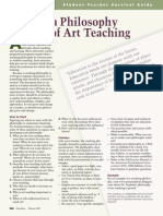 Writing A Philosophy of Teaching Art
