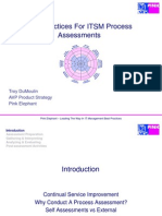 Best Practices for ITSM Process Assessment v1
