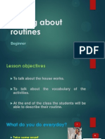 1.-Talking About Routines