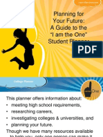 Planning For Your Future: A Guide To The "I Am The One" Student Planner