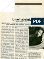 1977_Io nel laberinto (Bianciotti y Endhoven, Panorama). Traducción de Deux heures de clair-obscur avec Jorge Luis Borges (Le Nouvel Observateur 679)