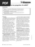 WHT Are Properties of Matter - Chemistry Chapter 1 Grade-6 Chemistry