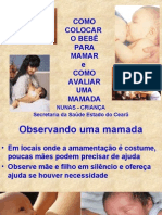 Como colocar bebê para mamar