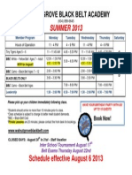 WG Summer Schedule August 2013