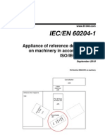 Machinery Directive 60204 1 and 81346 September 2010