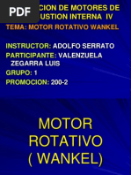 Motor Rotativo Wankel(Work 4 de Julio)