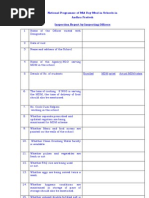 Inspection Format On DSE, AP, Hyd