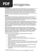 Internship Program Description