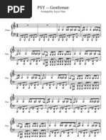 Download Gentleman - Psy Piano Sheet by All Sheet Music SN157360635 doc pdf