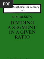 Beskin Dividing Line Segment in Given Ratio LML