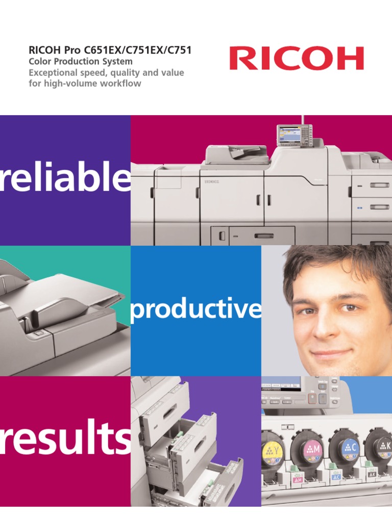 Ricoh Pro c751 | PDF | Image Scanner | Printer (Computing)
