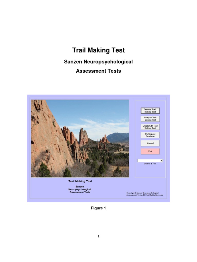 Trail Making Test Manual Pdf Pdf Usb Flash Drive Databases