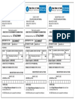 Banker'S Copy Branch Name: Branch Code No: Date: Dge'S Copy Branch Name: Branch Code No: Date: Remitter'S Copy Branch Name: Branch Code No: Date