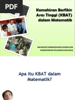 Pelaksanaan KBAT Dalam Matematik