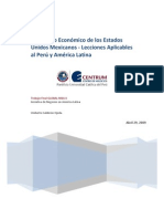 Desarrollo Económico de Los Estados Unidos Mexicanos Lecciones Aplicables Al Perú y América Latina