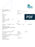 Initial Patient Record