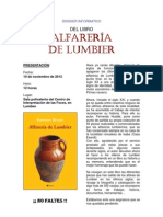 Dosier Libro Alfarería