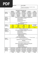 Joanne Babalis Teacher Time Table