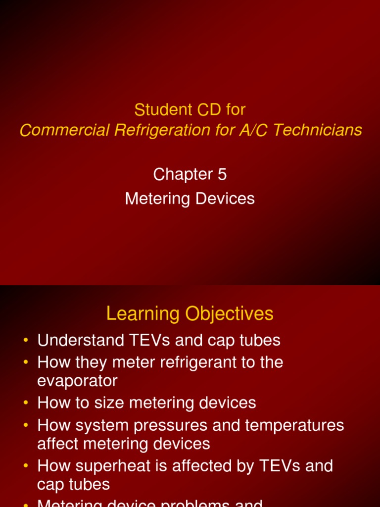 Chapter 05 Metering Devices PDF Continuum Mechanics Chemical