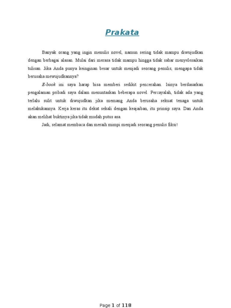 Bagaimana Cara Menulis Buku Fiksi EDITEDdoc