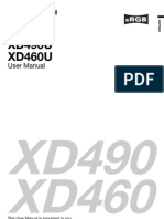 Manual Xd490u Xd460u