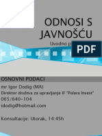 Uvodna Prezentacija PR