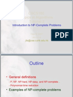 CSC5160 Topics in Algorithms Tutorial 2: Introduction To NP-Complete Problems