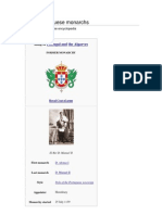 List of Portuguese Monarchs