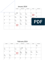 FHS 2013-14 School Schedule