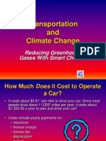 Transportation Choices and Climate Change Impact