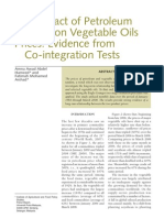 (2008) The Impact of Petroleum Prices On Vegetable Oils Prices