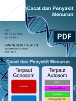 Cacat Dan Penyakit Menurun - Alfi Kurnia Adha 06 XII IPA 7