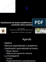 Clasificación de Textos Académicos en Función de Su