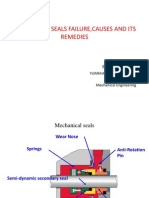 Mechanical Seals Failure, Causes and Its Remedies
