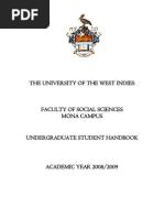 Download Social Sciences Student Handbook 2008-2009 - UWI Mona by Rohan Wright SN15748992 doc pdf